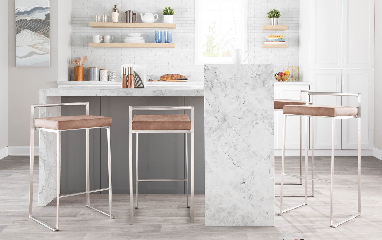 Contemporary Stackable Barstool