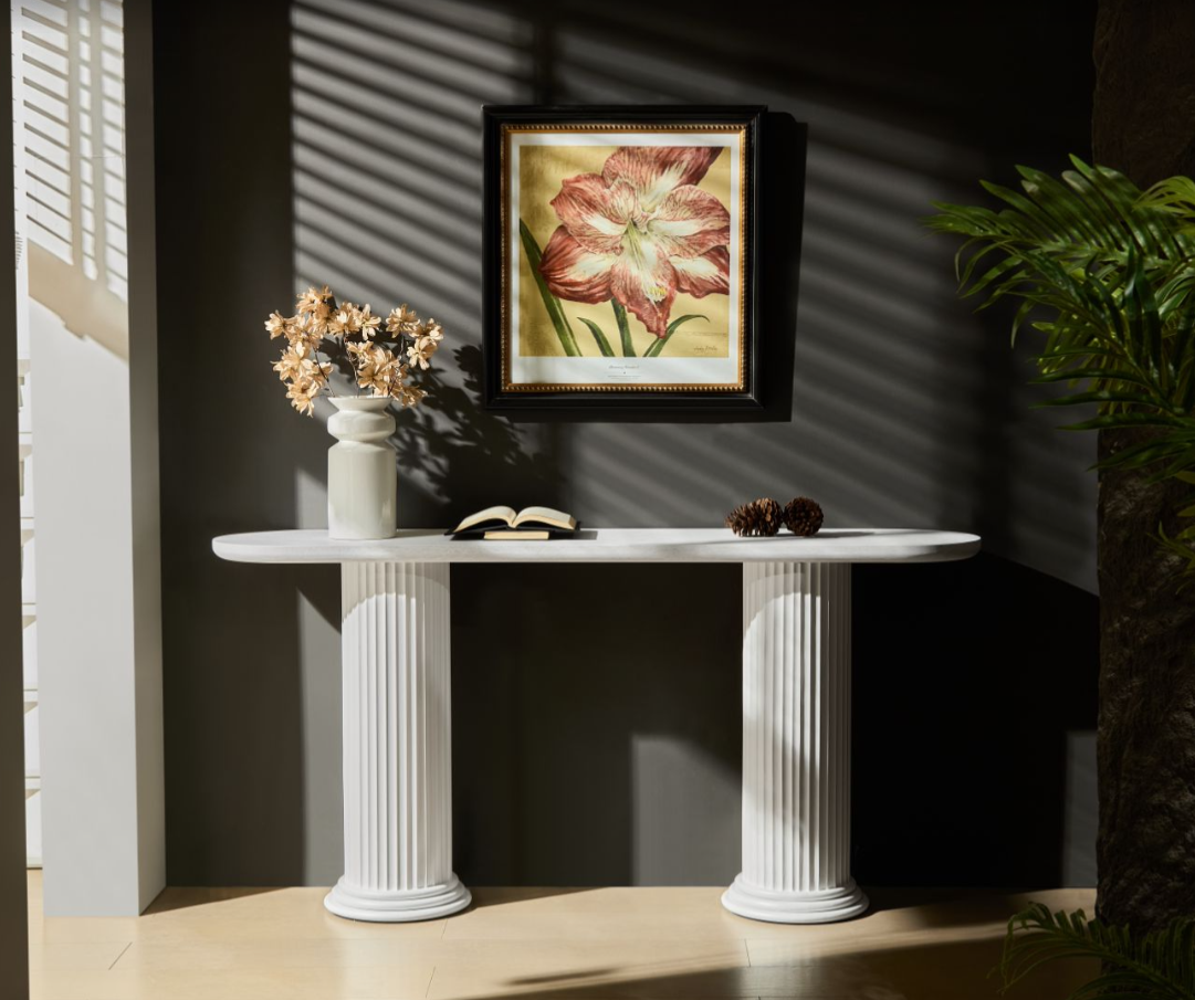 Modern Design Console Table with Roman-Style Legs