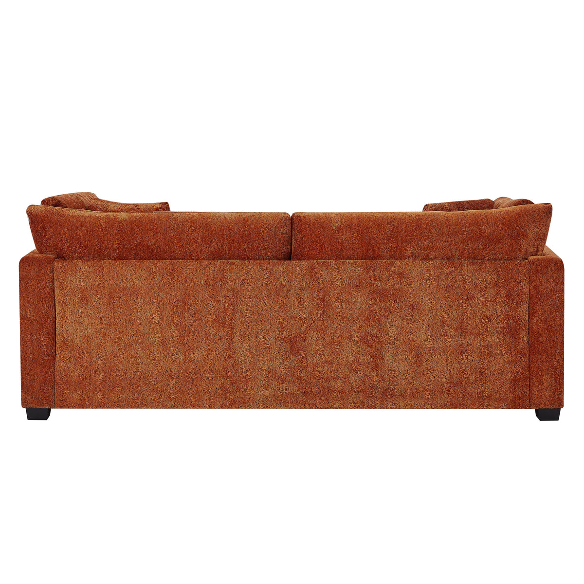 83.50" Modern Flared Arms Sofa (Caramel)