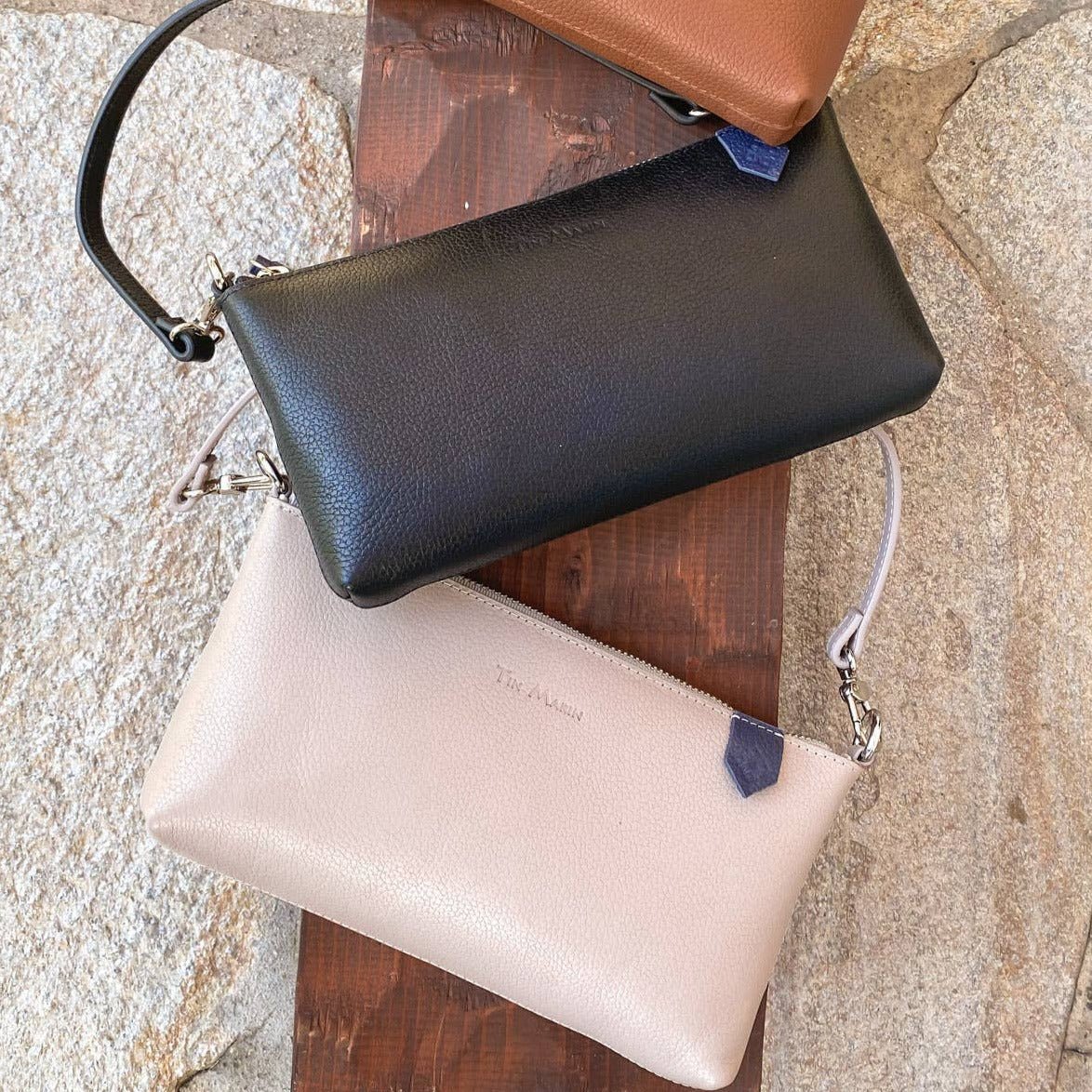 Elia Multiway Leather Clutch Bag