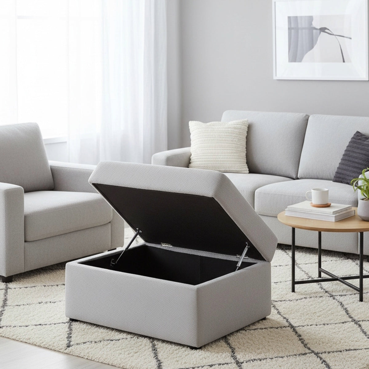 Chauncy Storage Ottoman