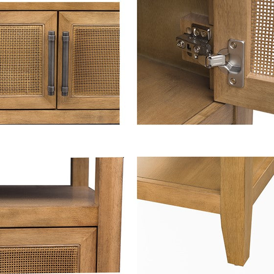 2 Door Storage Console Table