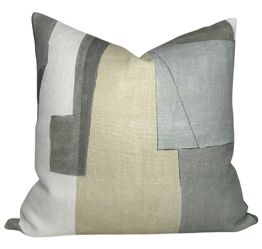 District Pillow Cover in Alabaster, Kelly Wearstler Textiles