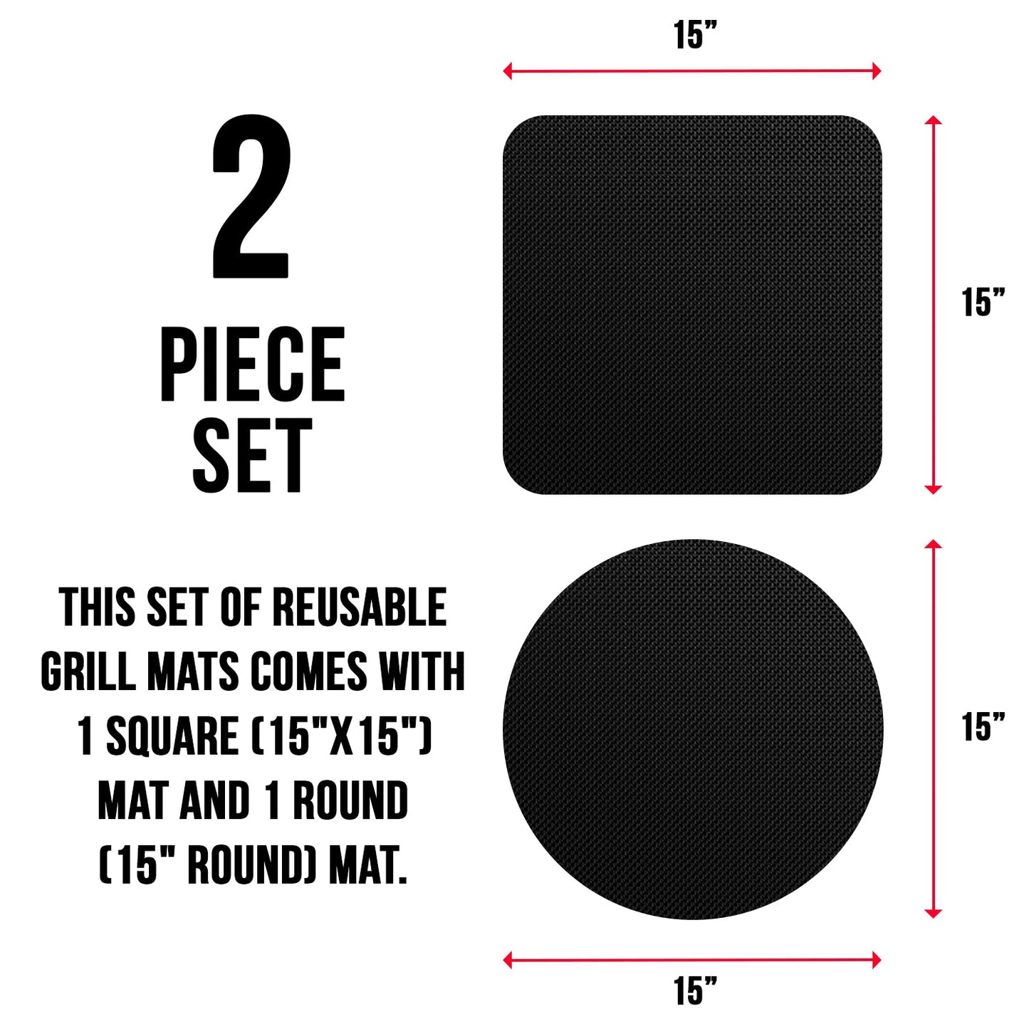 GrillMat 2 pack