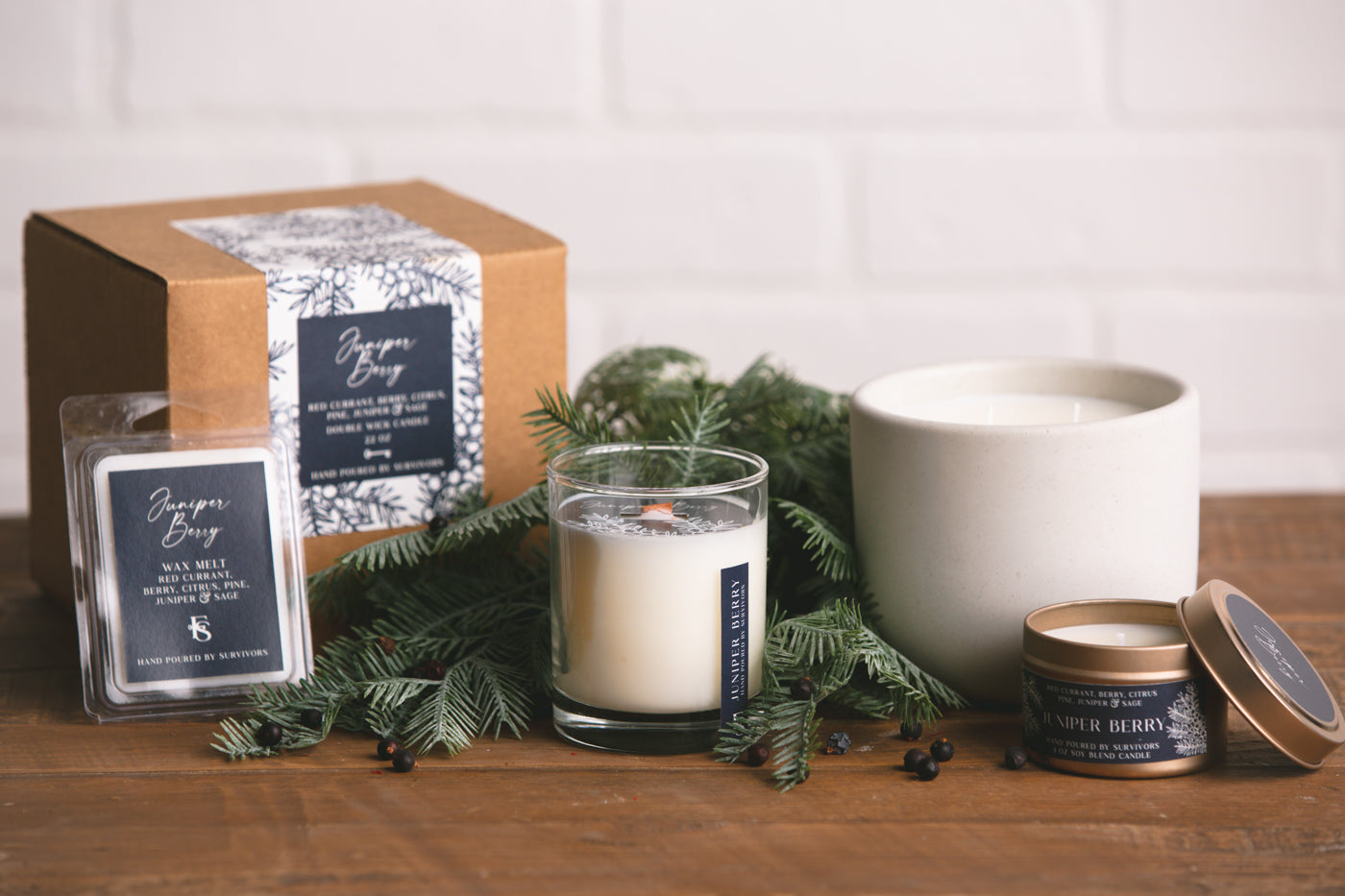 Juniper Berry Tin Candle