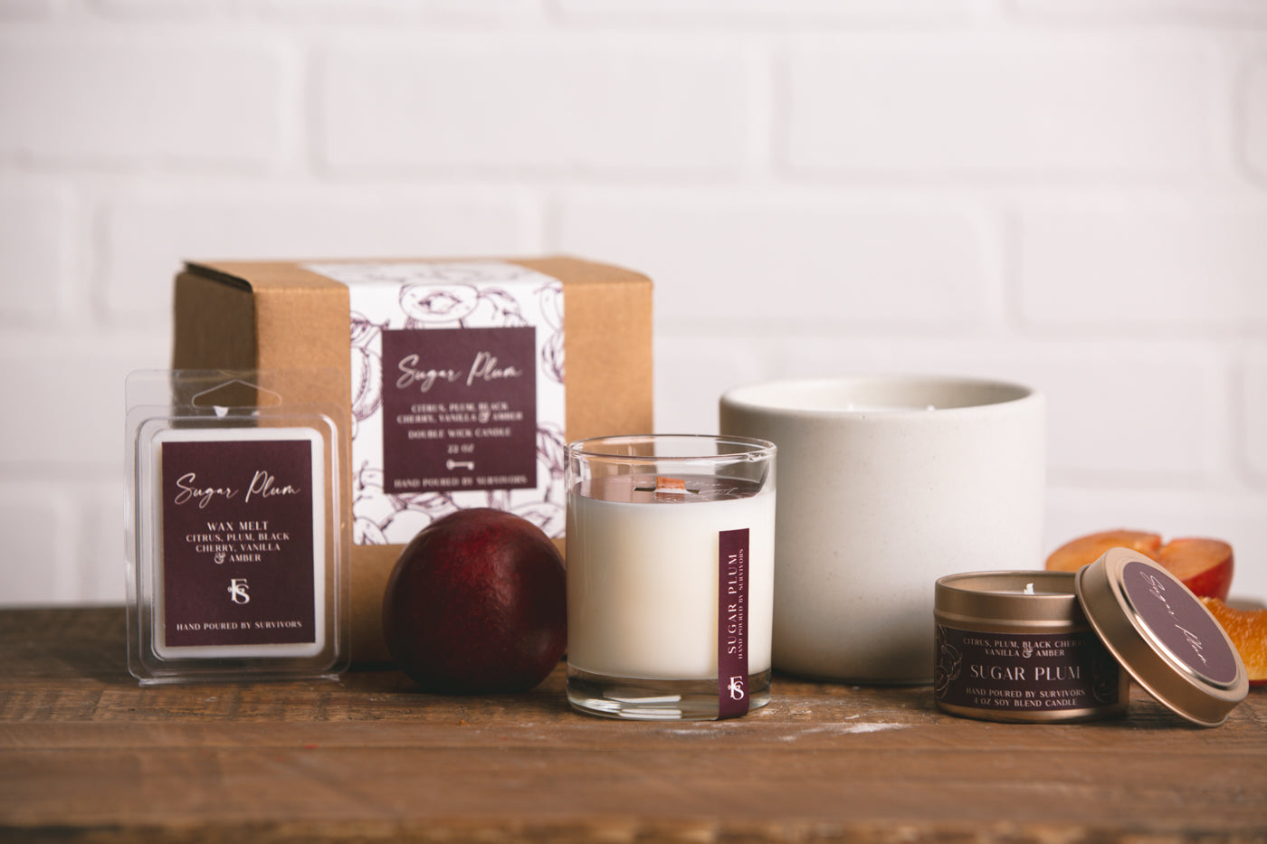 Sugar Plum Tin Candle