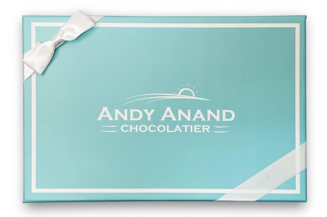 Andy Anand 24 pcs Sugar Free Vegan Dark Chocolate Truffles – 60% Chocolate (Cocoa Butter), Dairy Free, Soy Free, Sesame Free, Gift Boxed