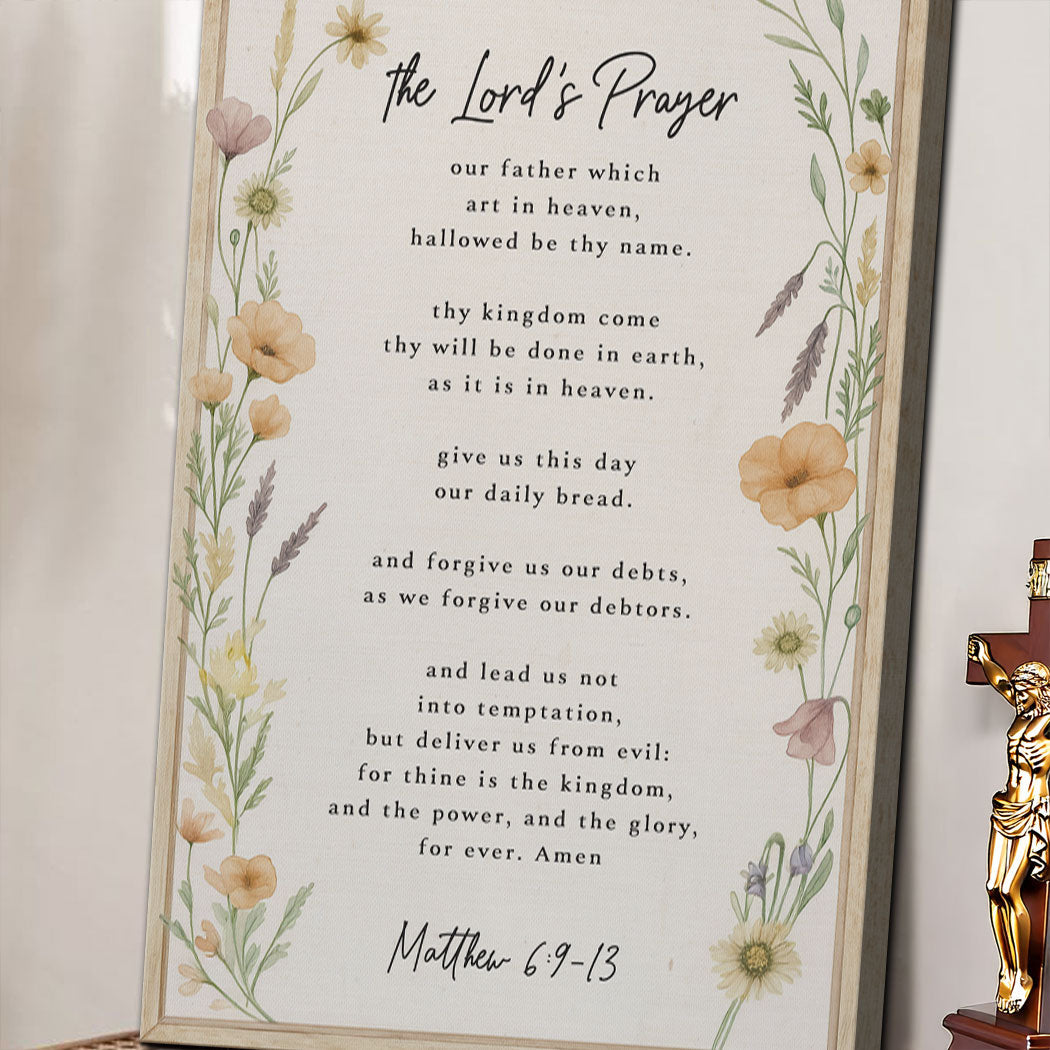 The Lord's Prayer Faith Sign III