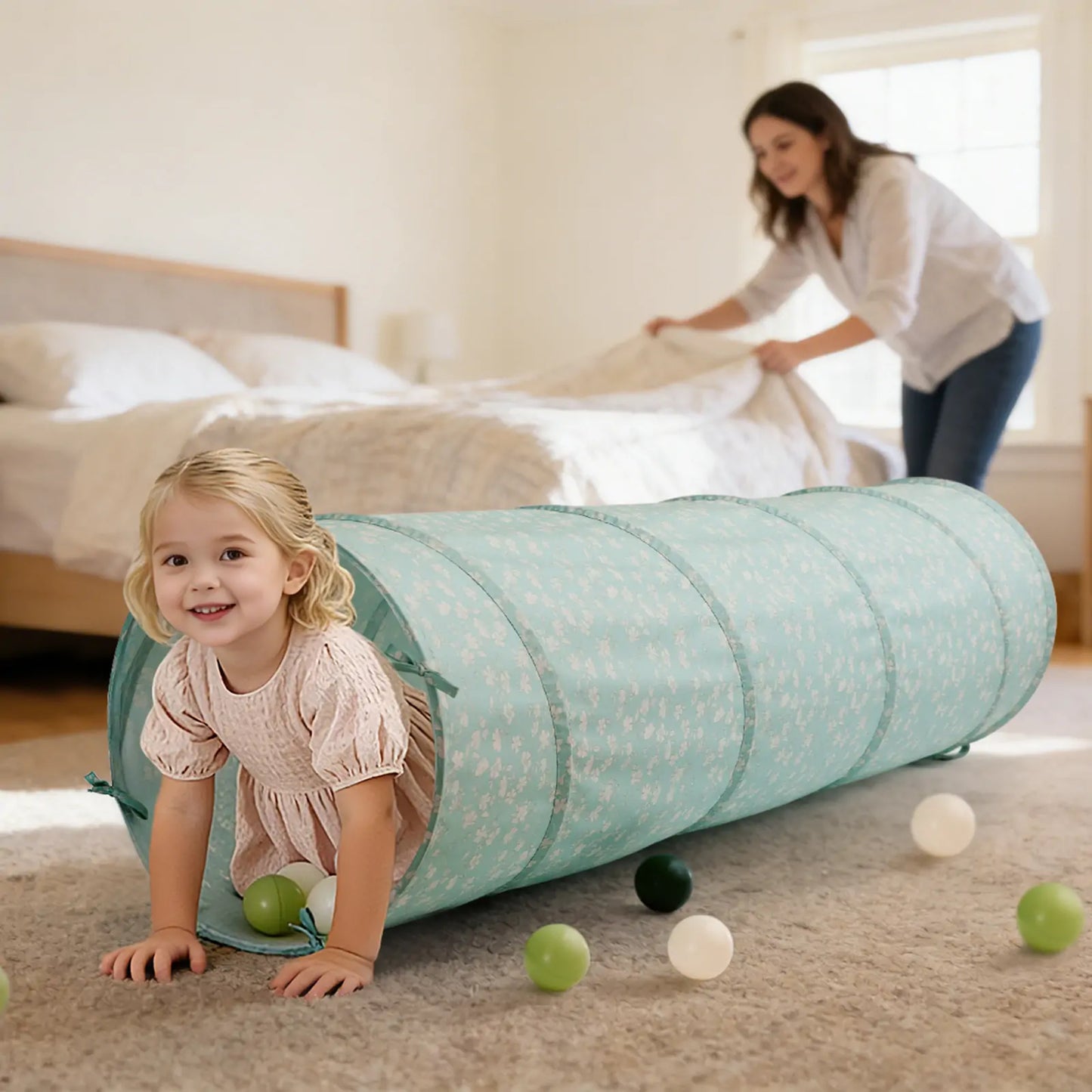 Tiny Land® Adventure Play Tunnel - Green