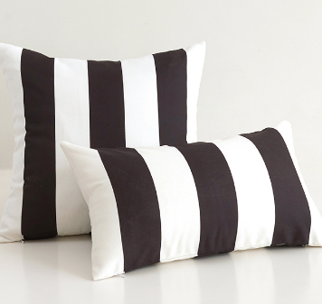 Stripes/Waving Outdoor Waterproof Pillow (With or Without Inserts)