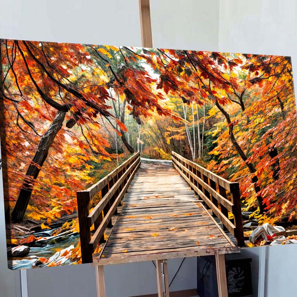 Crossing Autumn Wall Art