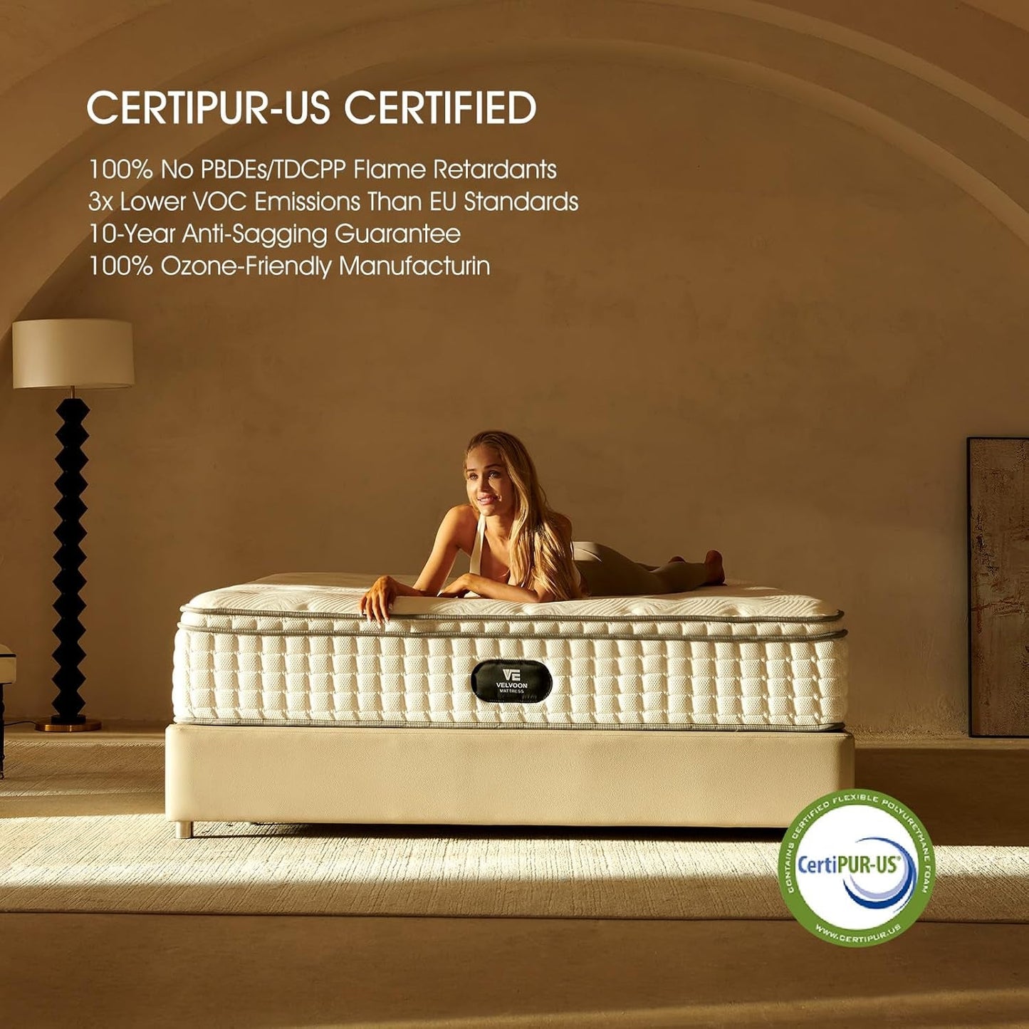 Queen TwelveInch Cooling Gel Memory Foam Pressure Relief Mattress