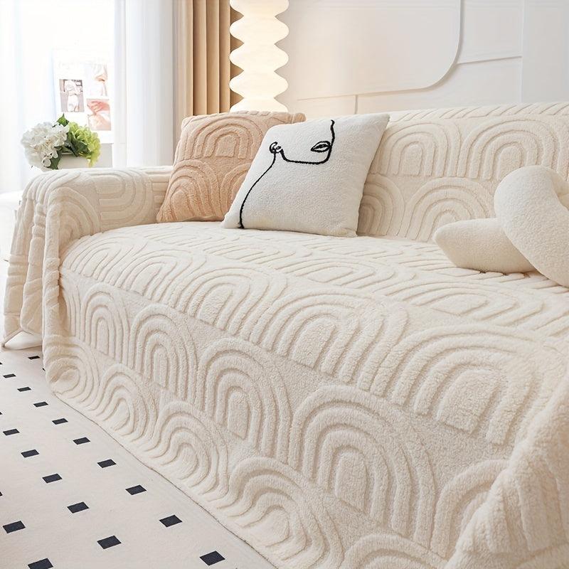 Luxurious Four Seasons Jacquard Slipcover | Waterproof Cover for Couch