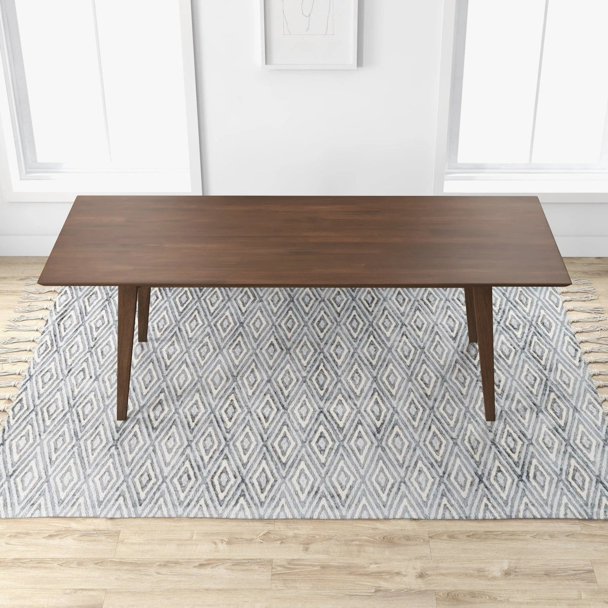 Mary Modern Style Solid Wood Rectangular Dining Kitchen Table