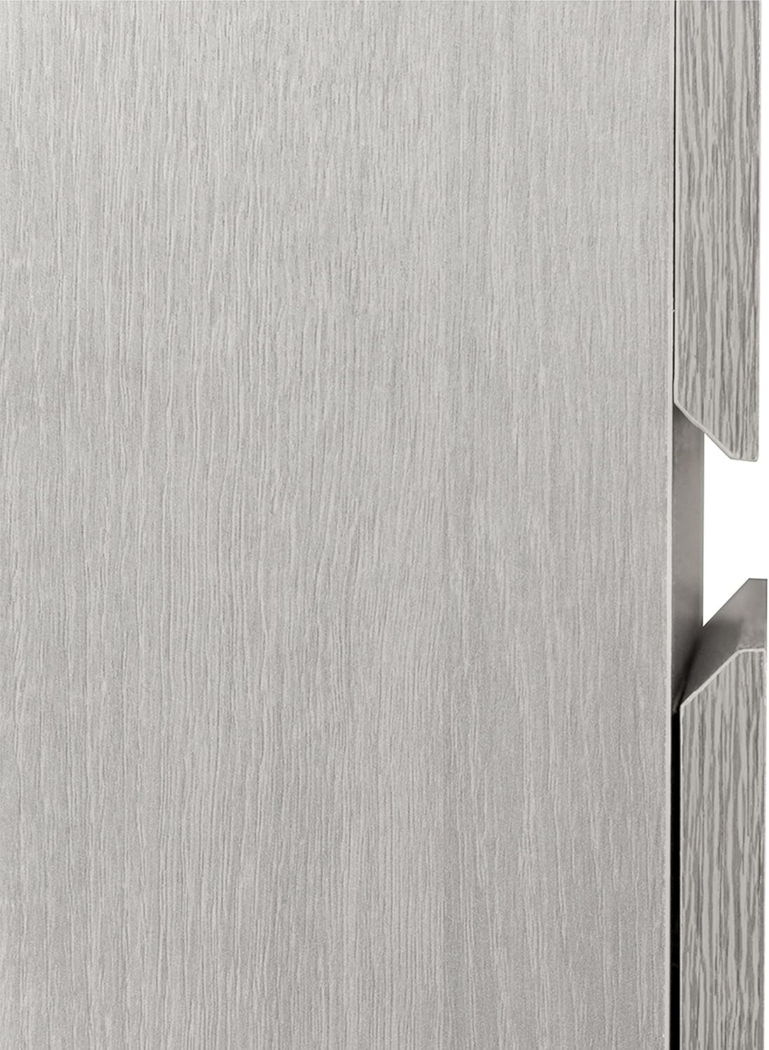 Grey Rolling Locking Two Drawer Vertical Filing Cabinet