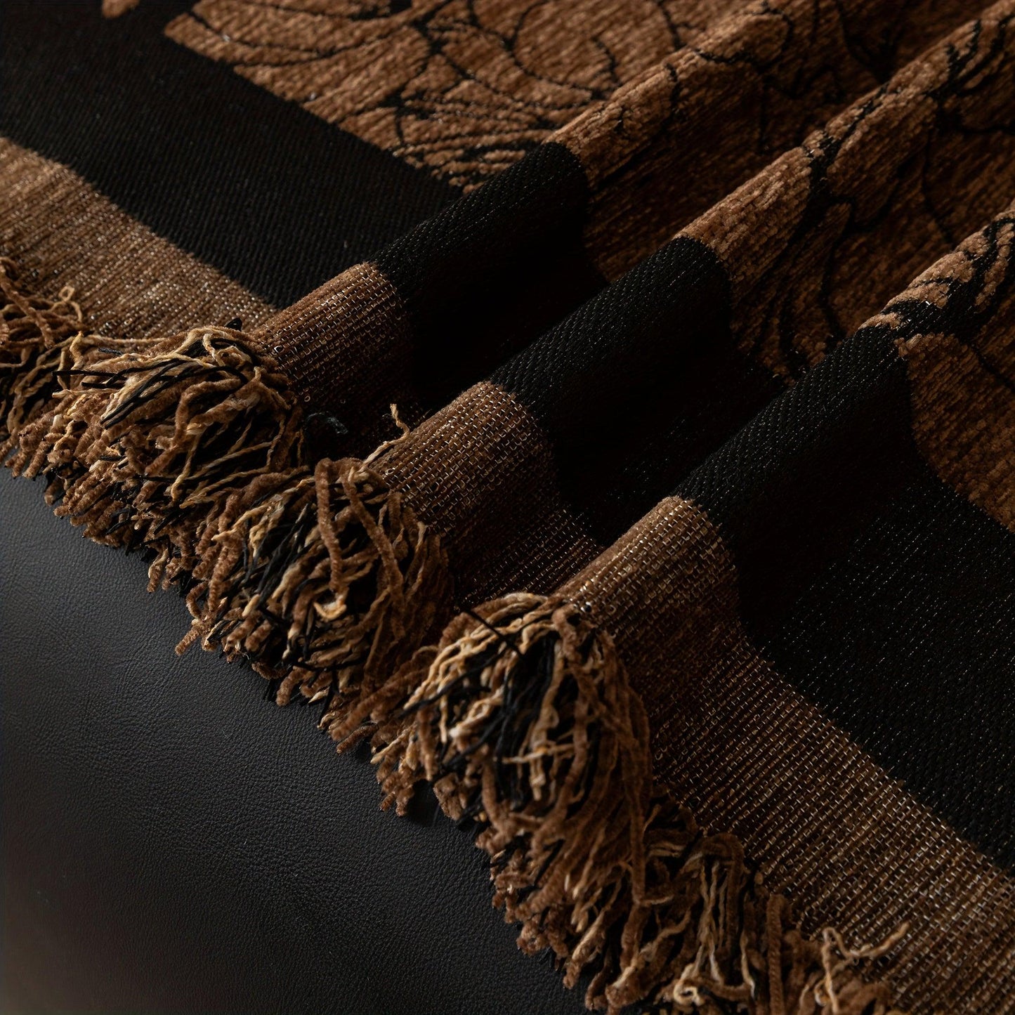 Boho Style Sofa Throw Covers with Tassel Embellishment | All-Season