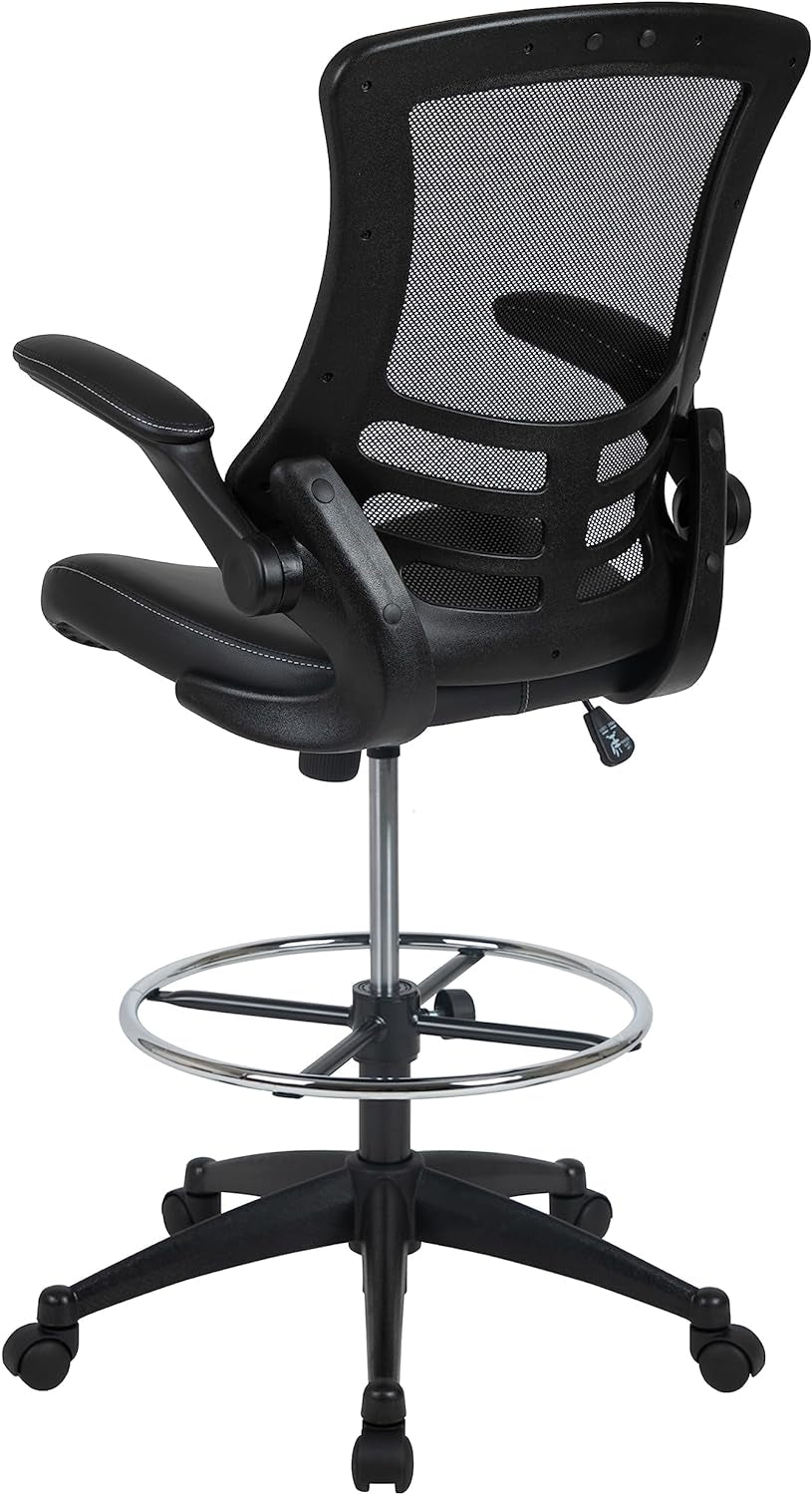 Kelista Mid Back Swivel Ergonomic Office Chair Black