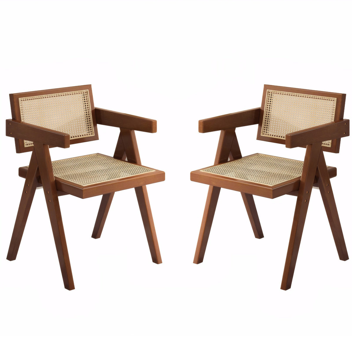 Modern Mid Century Dining Chairs Set of 2