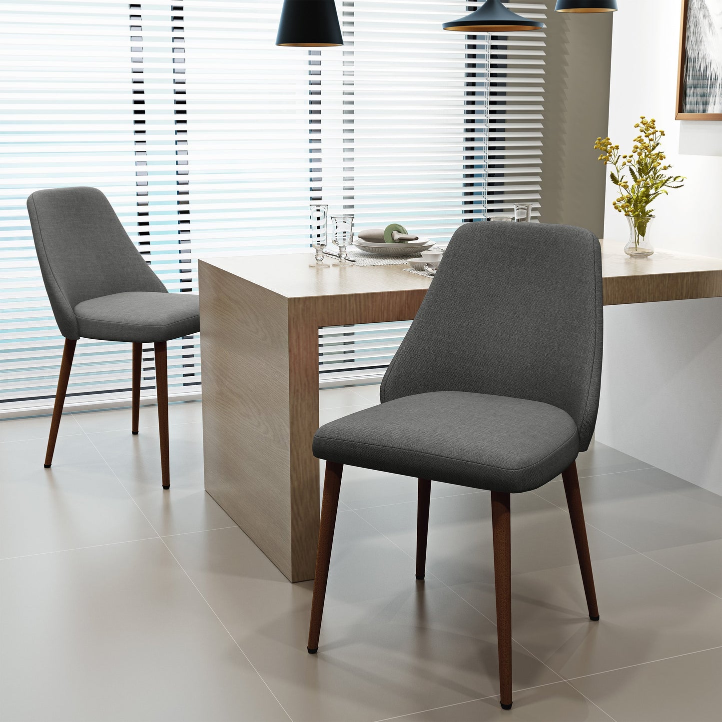 Contemporary Dining Chair Set