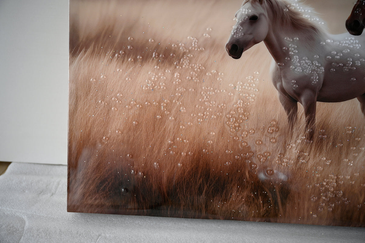 Cozy Country Rustic Horses Wall Art Decor