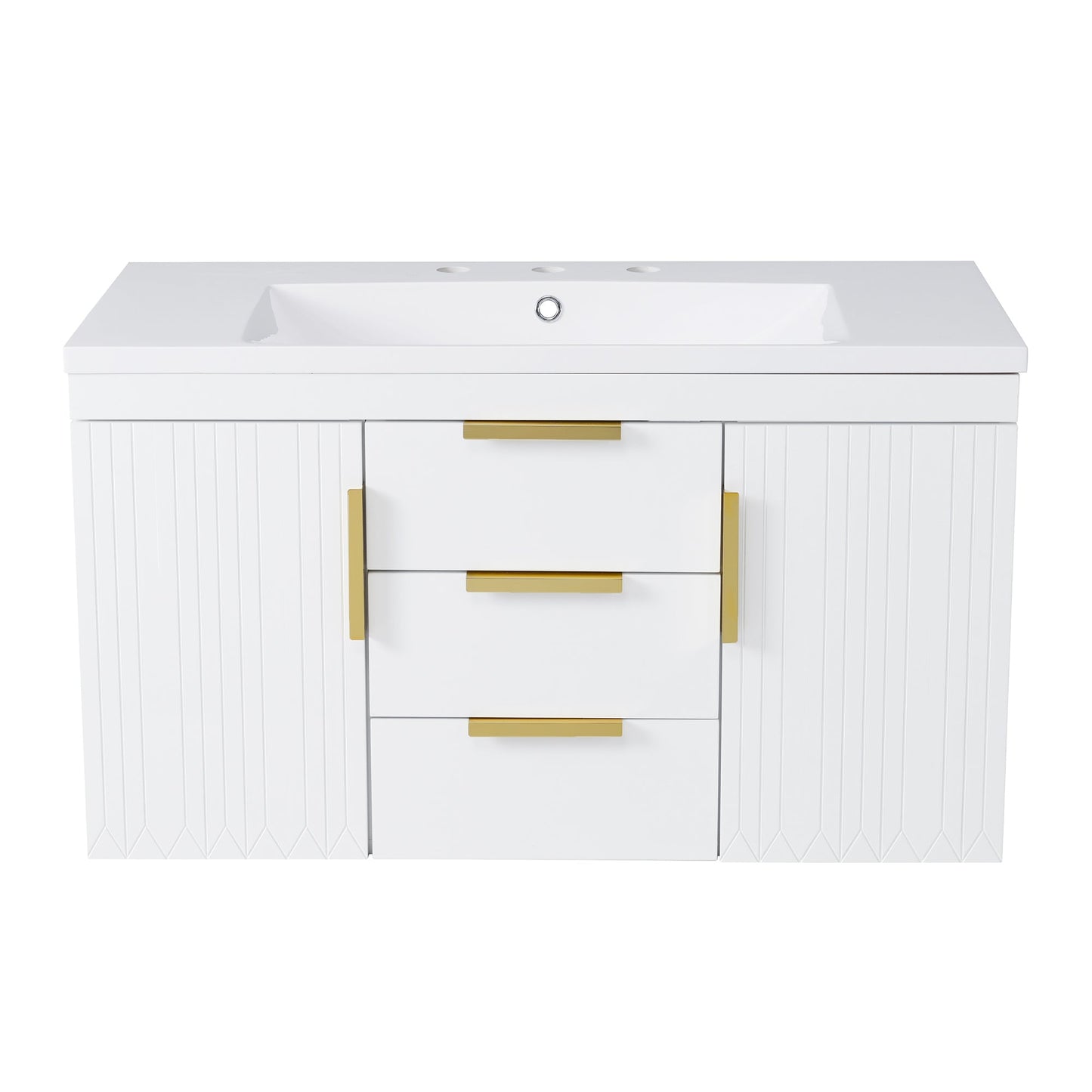 36'' Wall Mounted Bathroom Vanity