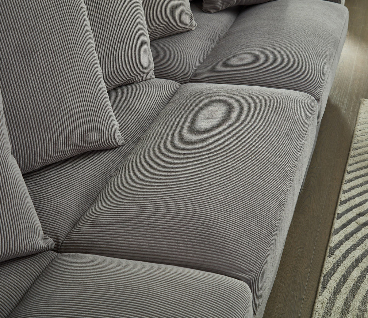 Modular Sectional Sofa - 5 Seater Oversized Convertible L & U Shaped Couch