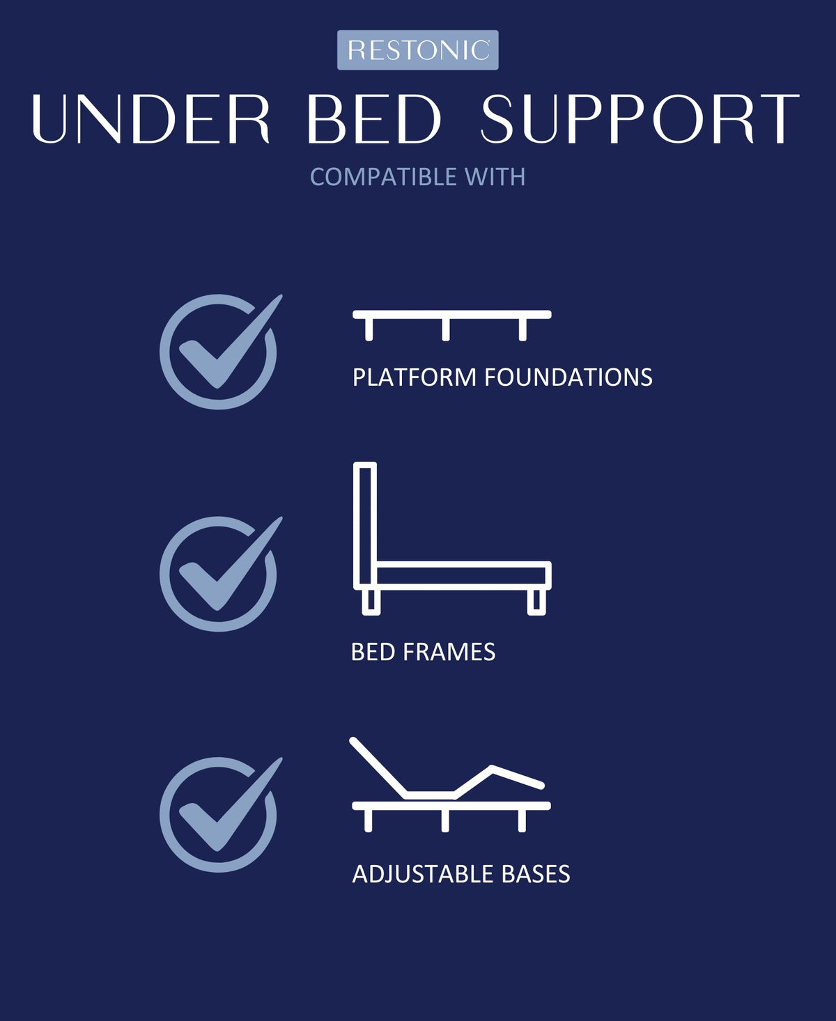 TempaGel by Restonic 13" Smooth Top, Lux Firm Mattress, California King