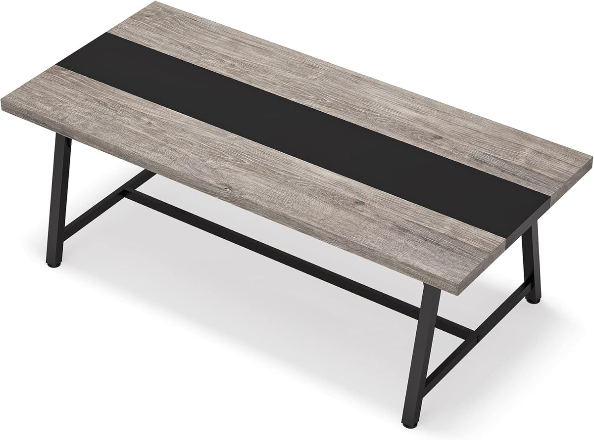 Modern Rectangular Conference Table for 6-8 People