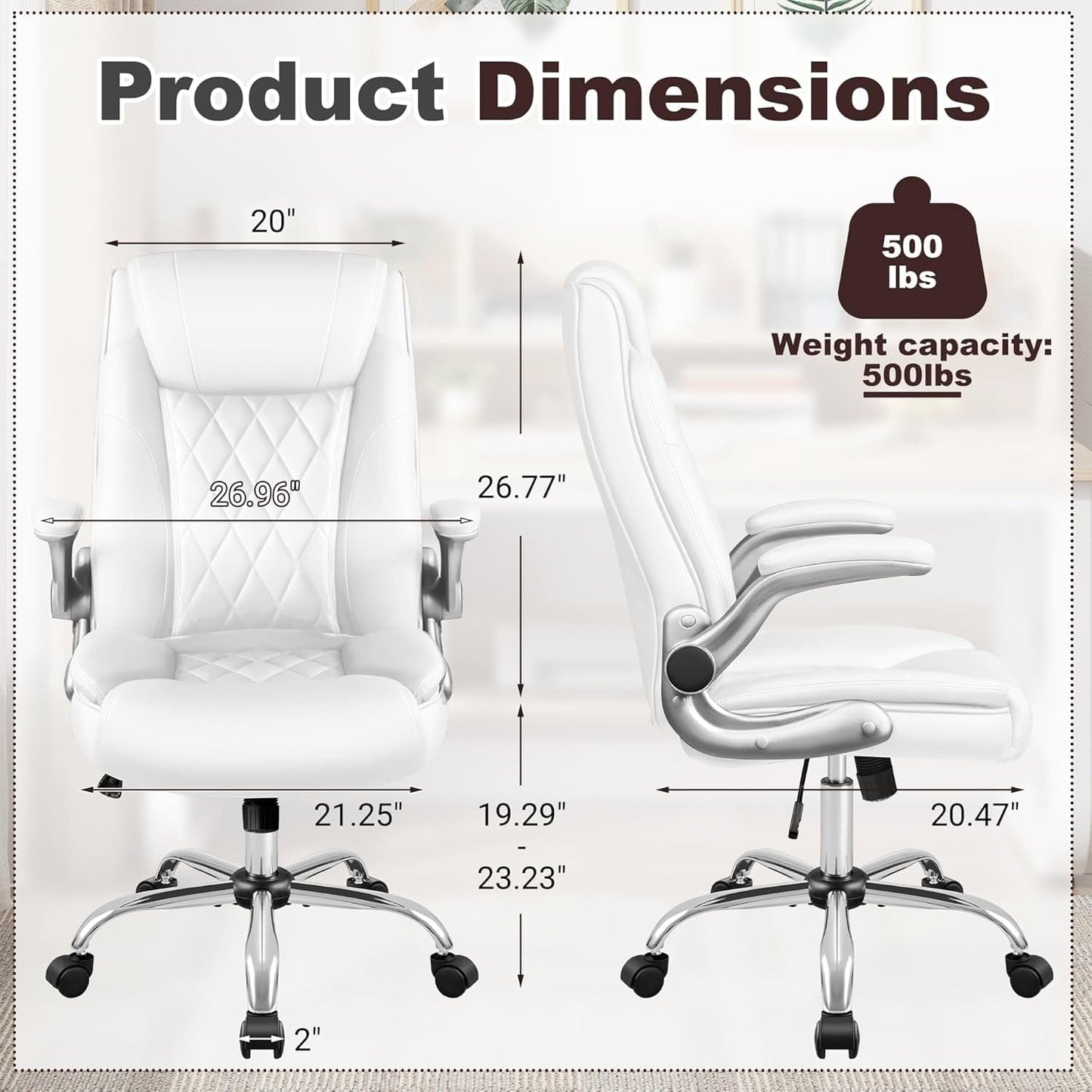 Executive Office Chair, Ergonomic High Back