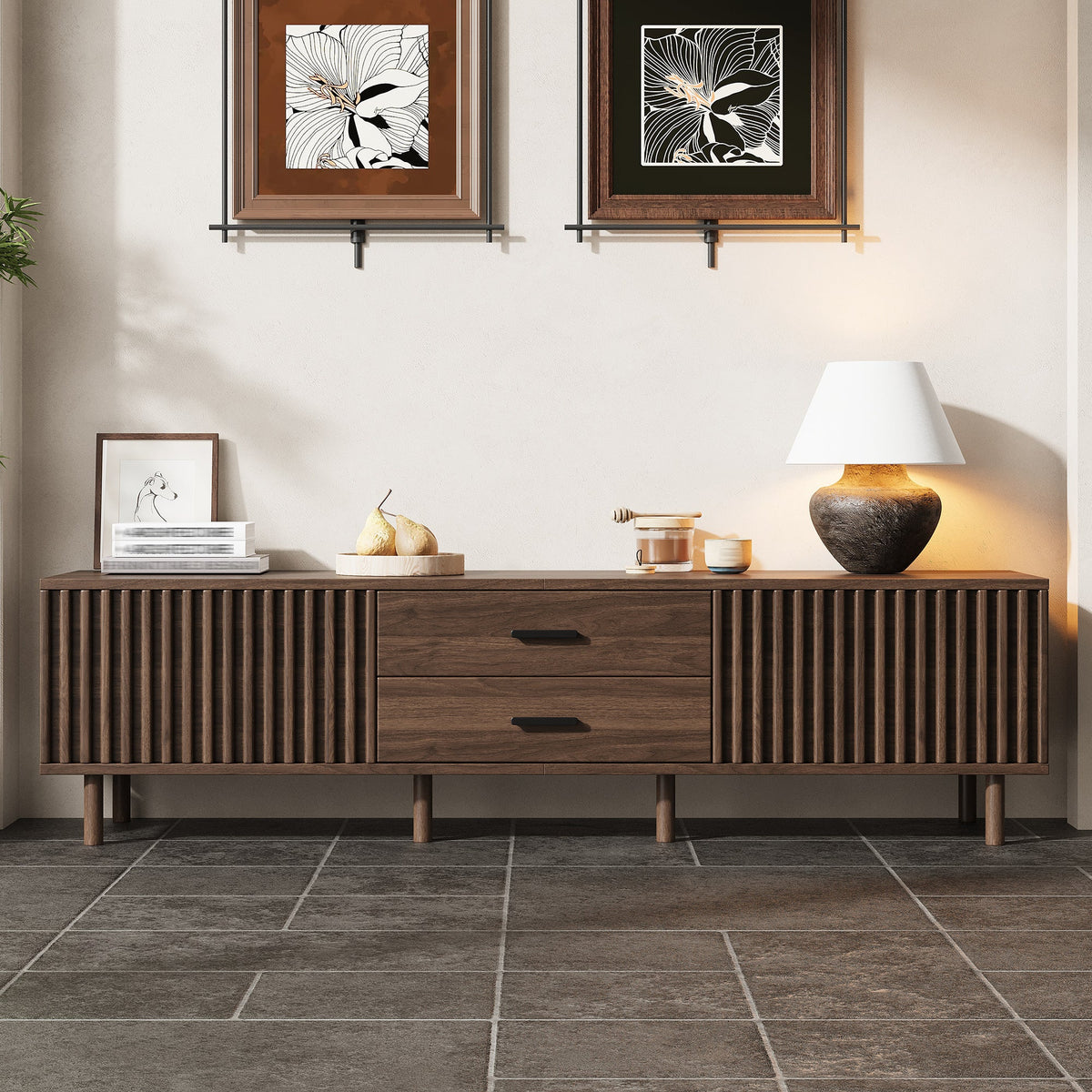 70 Inch Modern TV Stand for Living Room