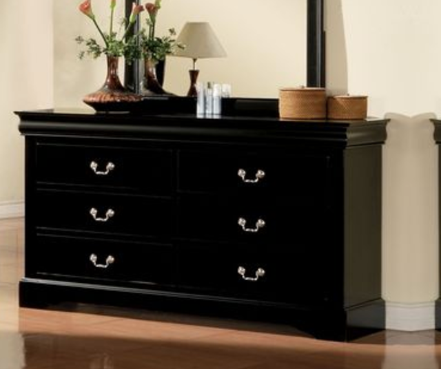 Louis Philippe III Black Dresser