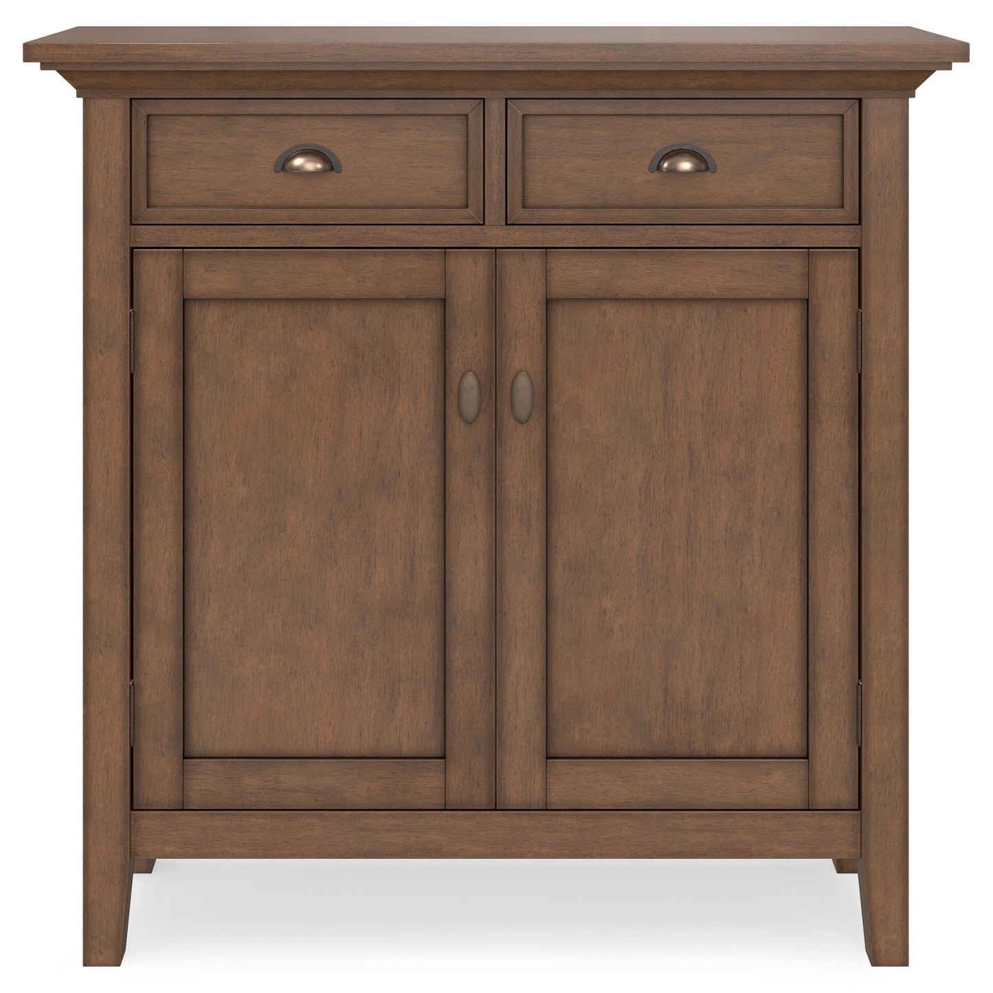 Redmond 36 Inch Wide Solid Wood Entryway Storage Cabinet in Rustic