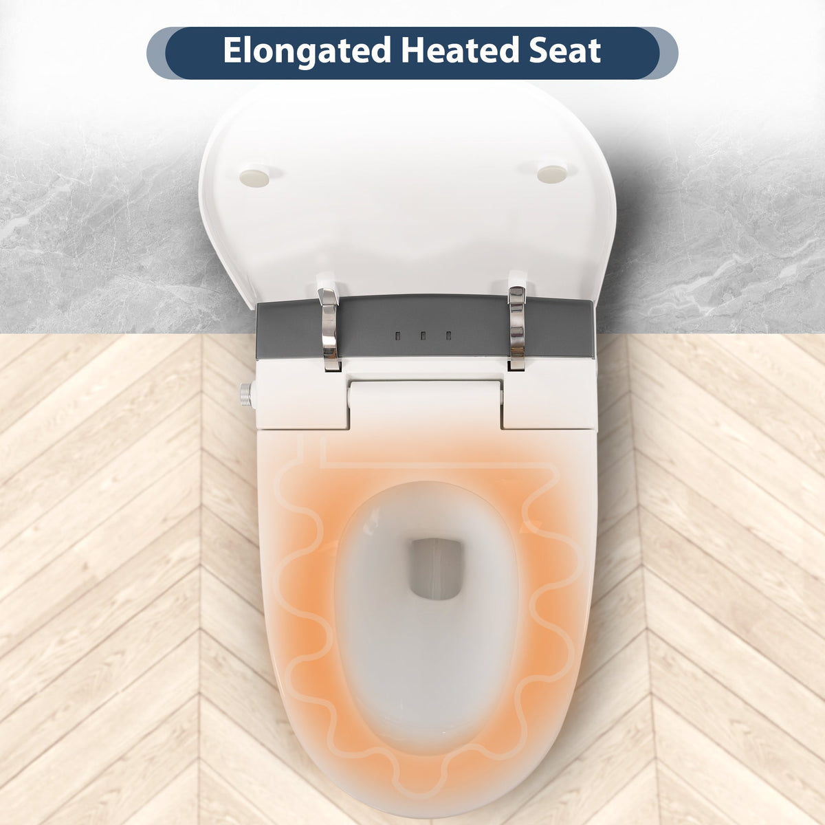 Heated Seat Smart Toilet