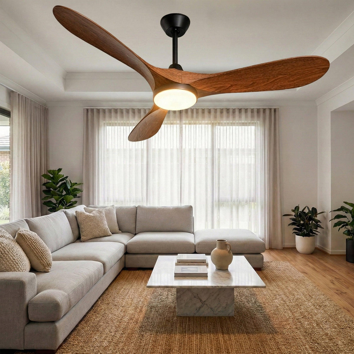 Ceiling Fans with Lights and Remote Control