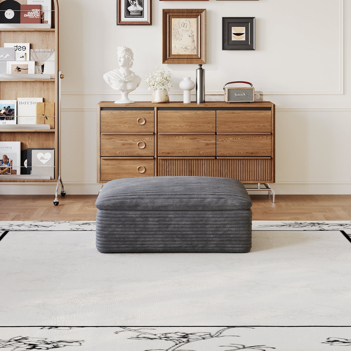 1 Ottoman in Dark