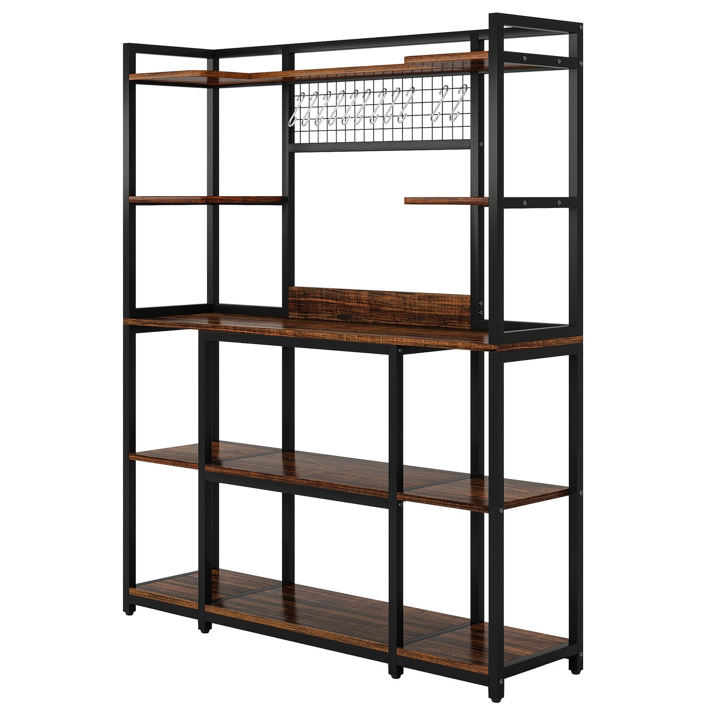 Large 55" Baker's Rack with Hutch