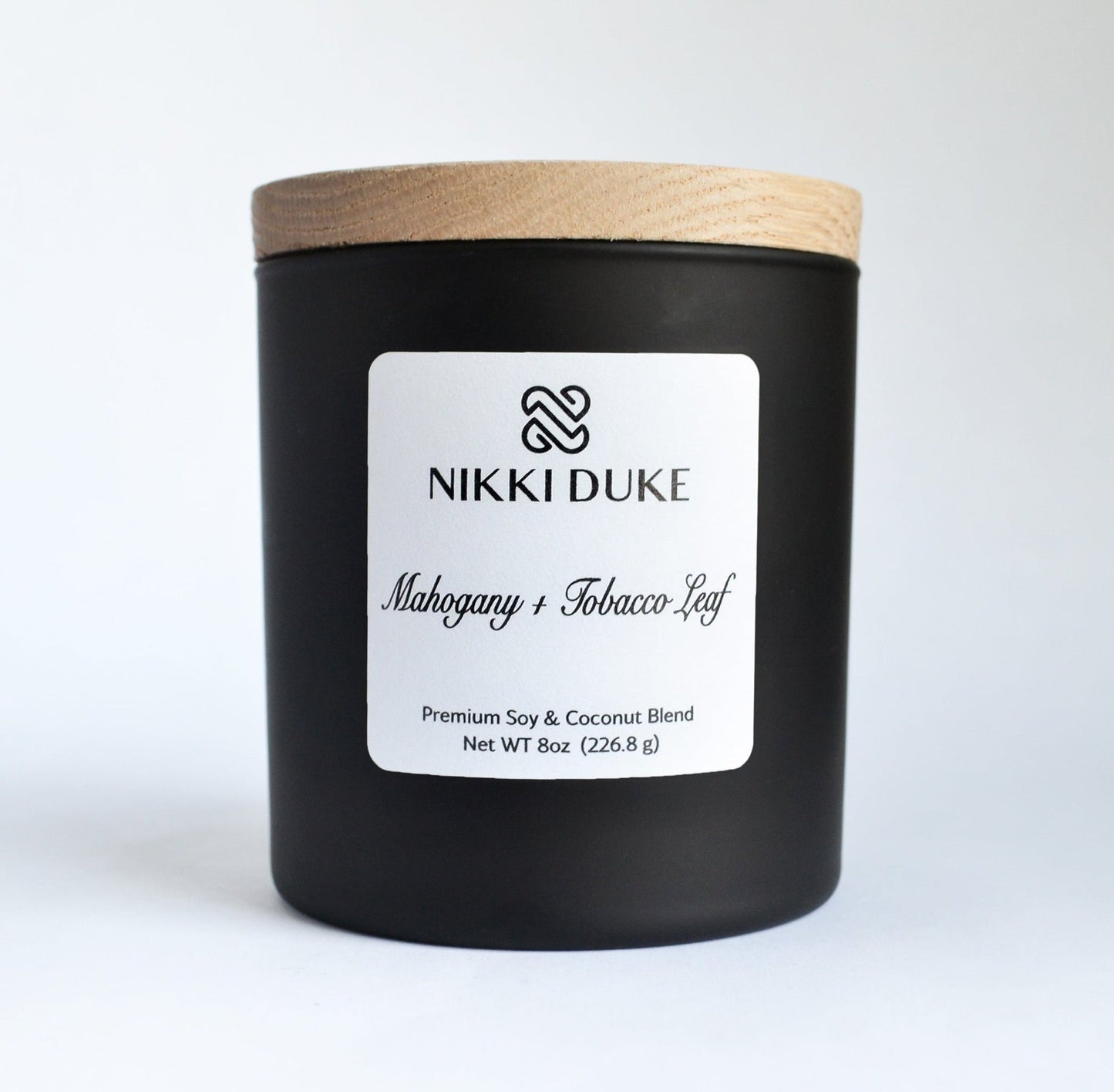 Nikki Duke 8 oz Premium Soy + Coconut Candle Collection with Whipped, Vanilla, and Seasonal Scents