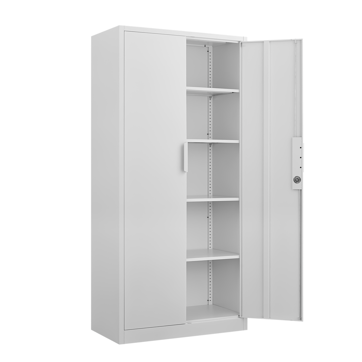 72-Inch 2-Door File Cabinet with Lock