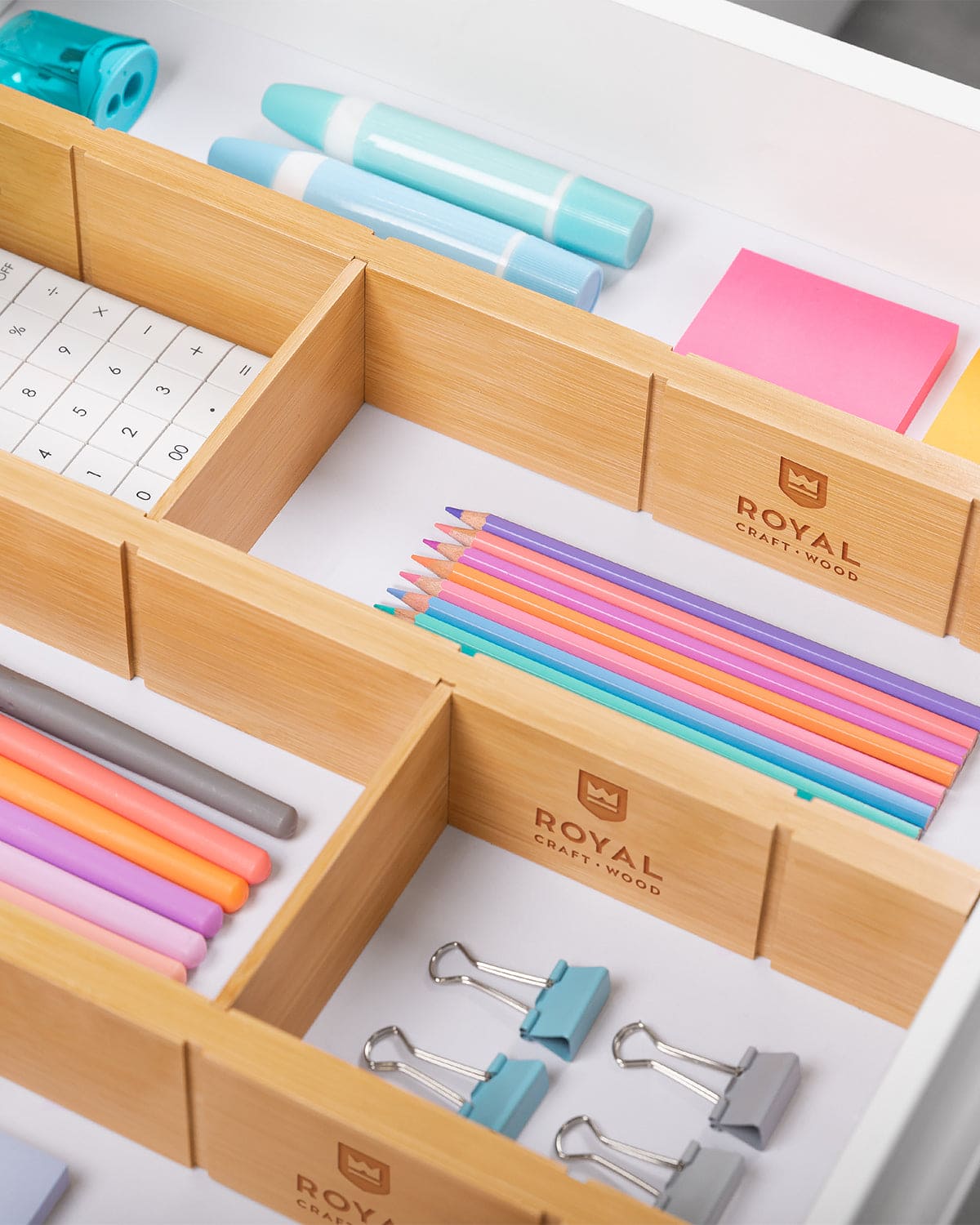 Drawer Dividers 22” with inserts, Natural