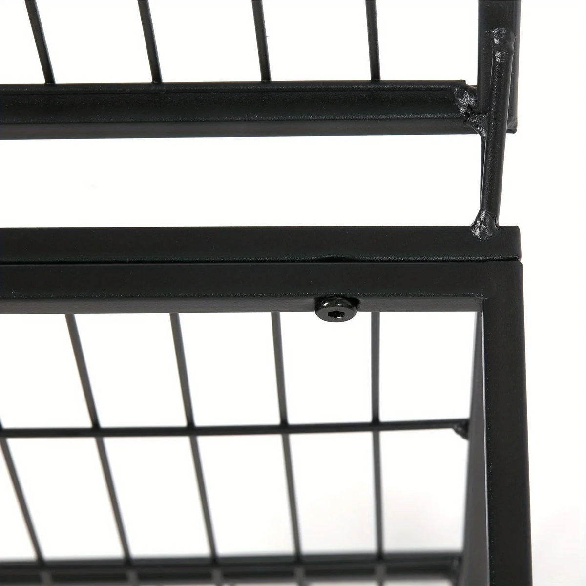 6-Tier Metal Garden Cart Plant Stand Iron Flower Display Rack