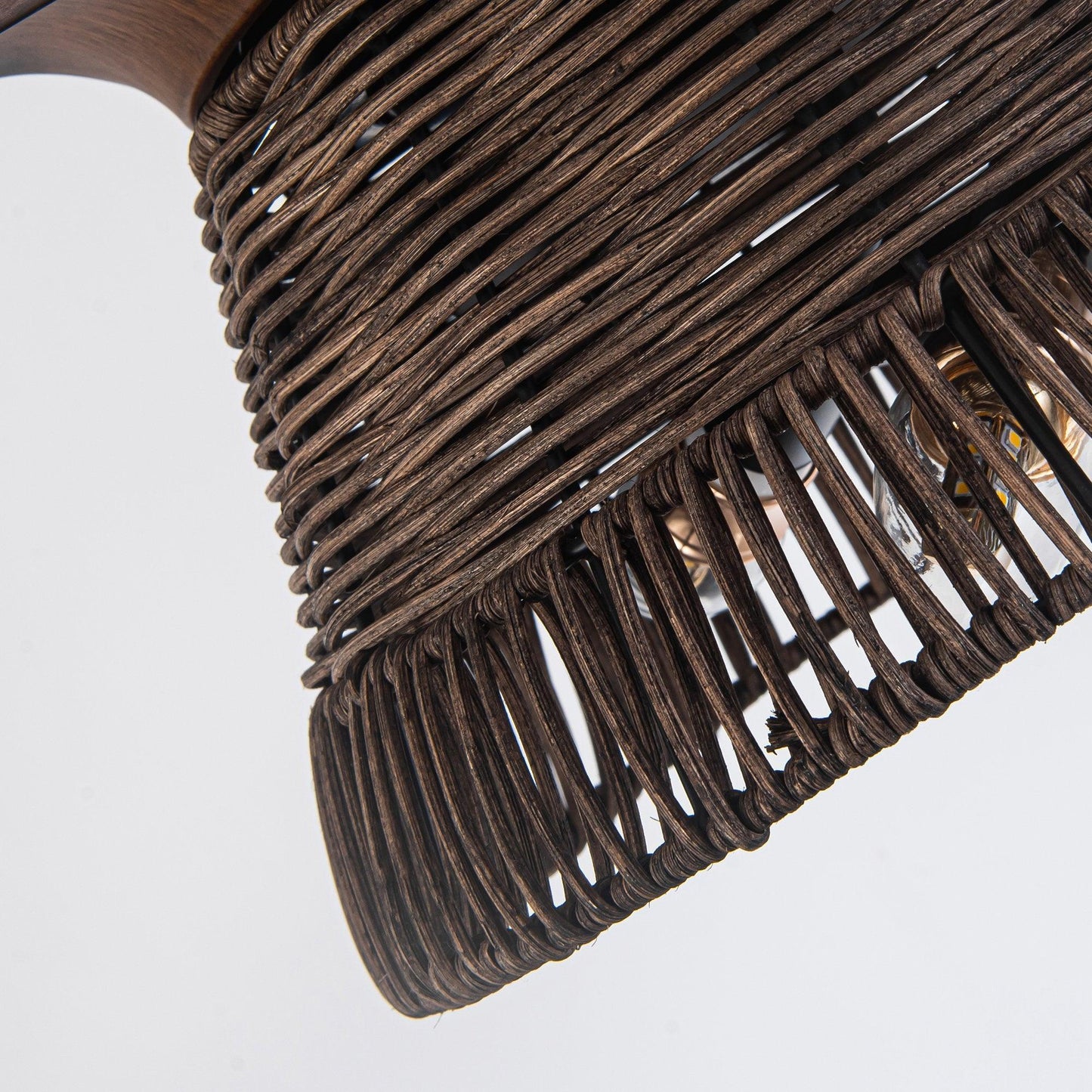 60" Farmhouse AC Motor Downrod Mount Reversible Ceiling Fan With Lighting And Remote Control