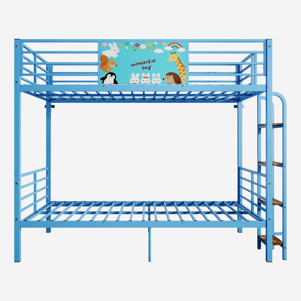 Twin Over Twin Metal Bunk Bed