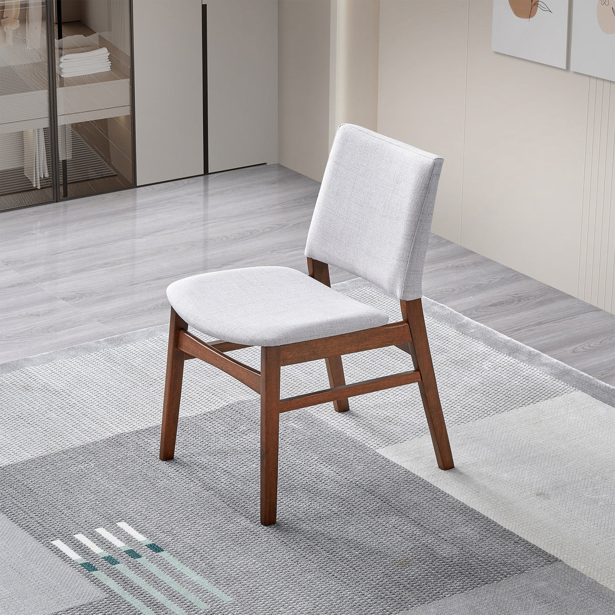 Gusto Mid-Century Modern Fabric Dining Chair (Set of 2)