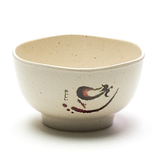Melamine Petal Soup Bowl, 12pc, 4-5/8"Dx2-1/2"H (Eggplant)