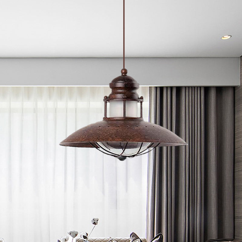 Maggie Rustic LED Pendant - Modern Farmhouse Charm