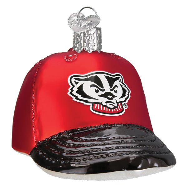 Wisconsin Baseball Cap Ornament