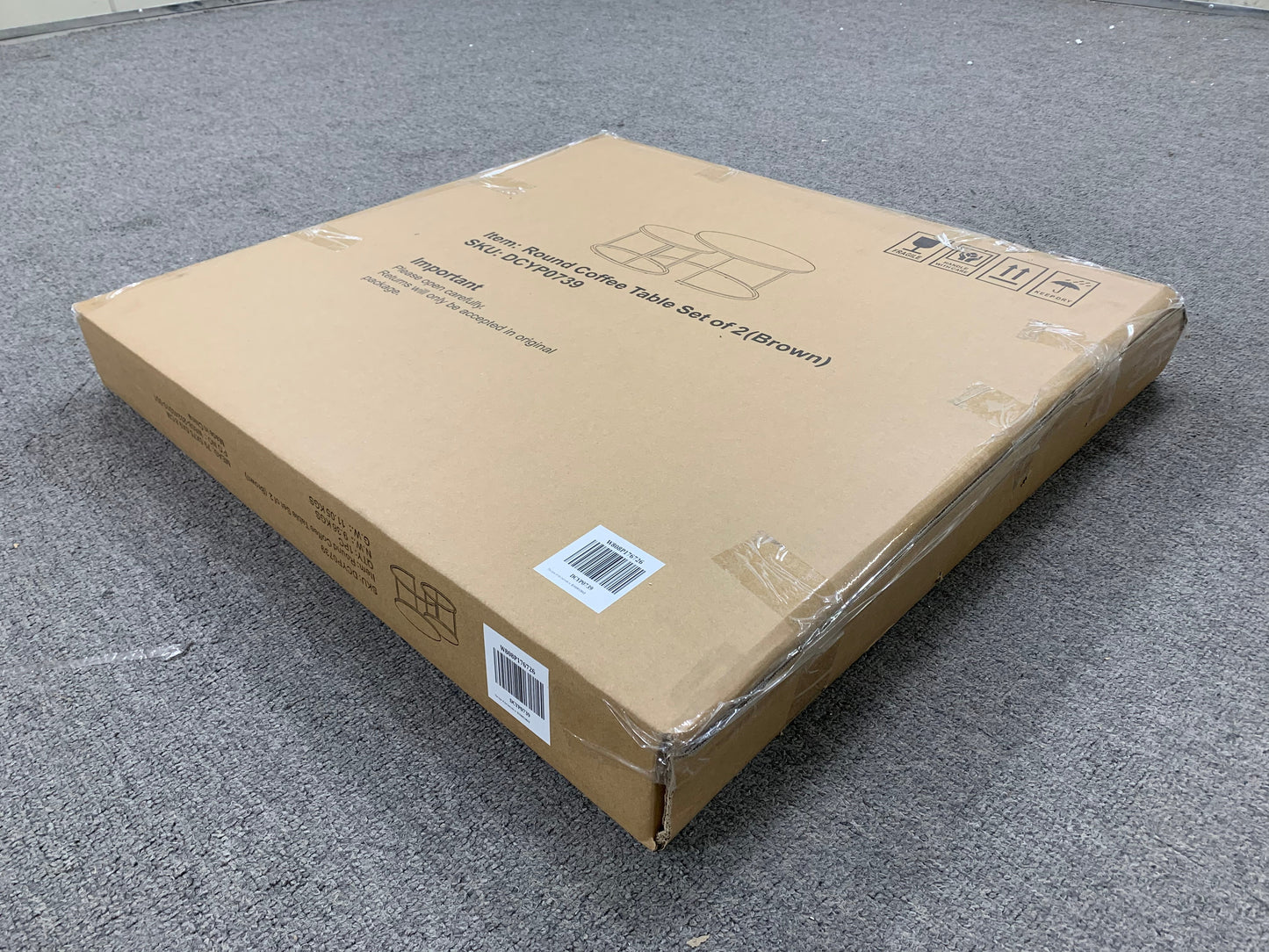 27.6" Nesting Coffee Table Set of 2