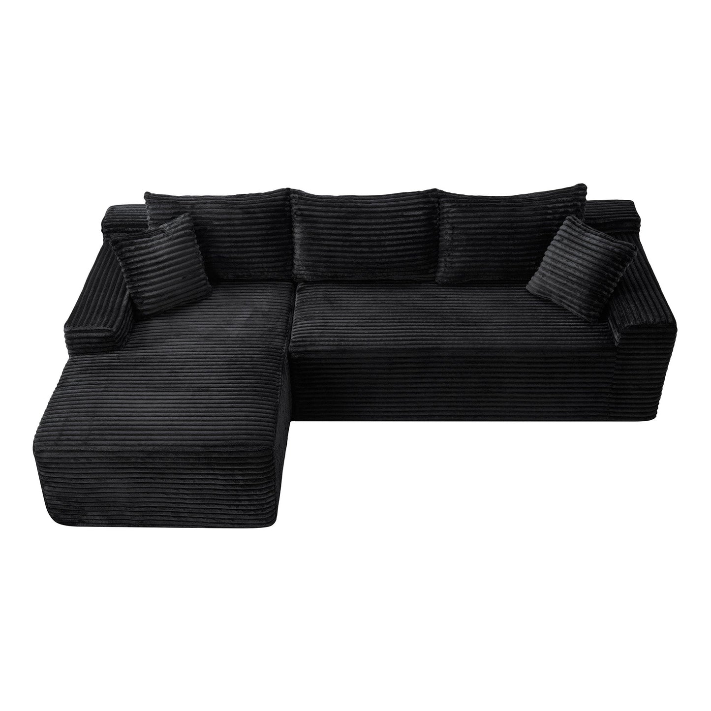 94.5" Cloud Modular Sectional Sofa with L-Shape Chaise