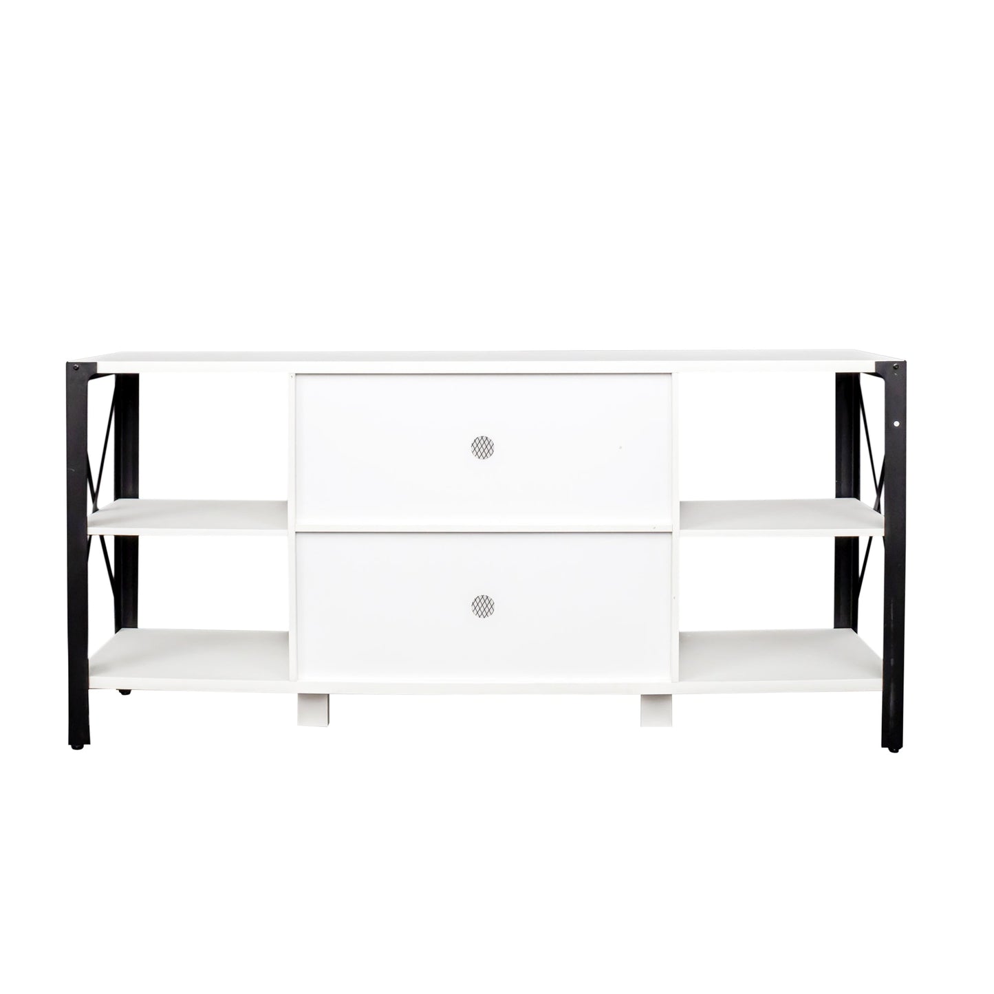 Industrial TV Stand for Living Room and Bedroom