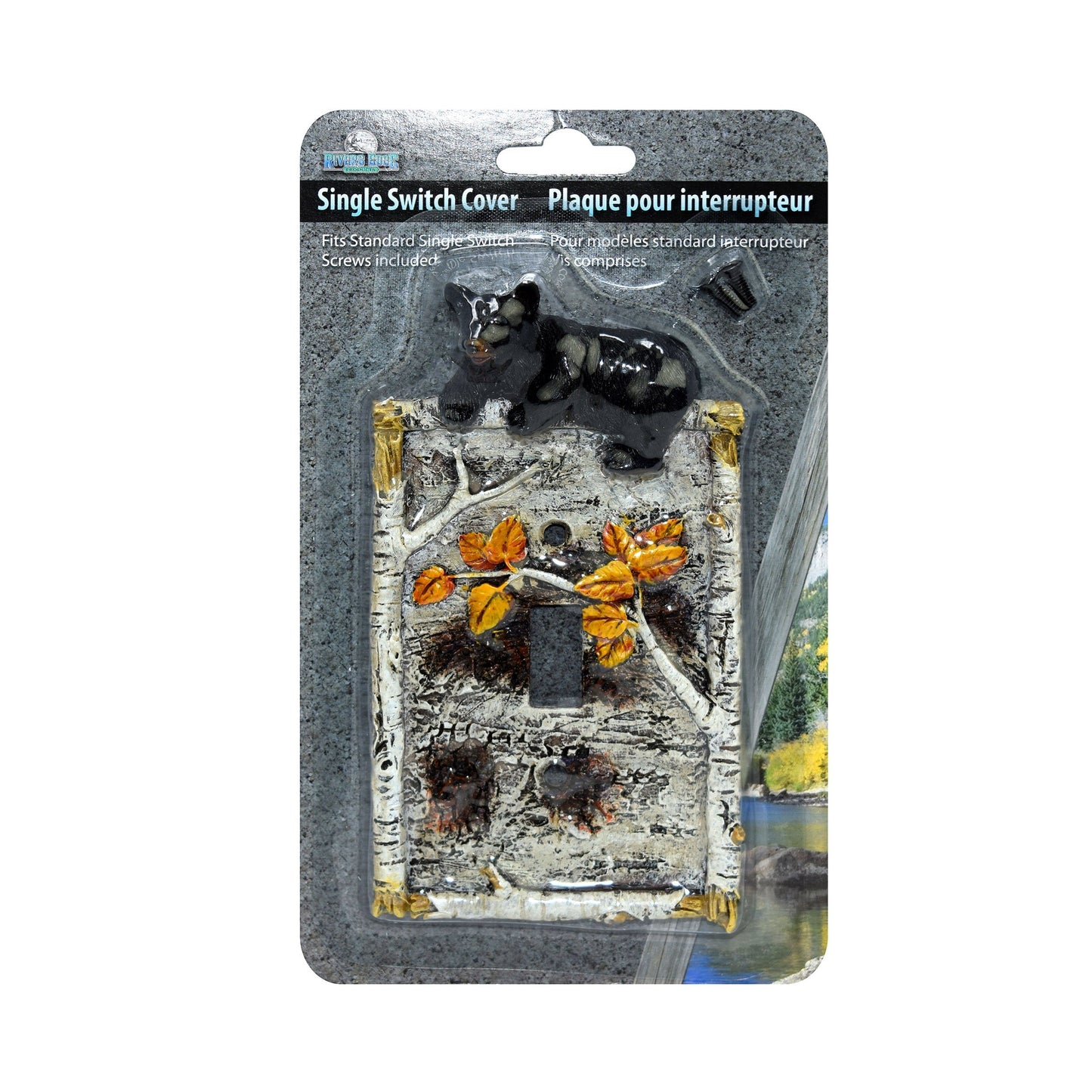 Electrical Cover Plate Single Switch-Birch Bear